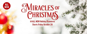 Hallmark Movies & Mysteries Announces MIRACLES OF CHRISTMAS Holiday Slate 