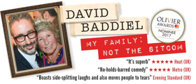 David Baddiel Brings His Olivier-Nominated Show MY FAMILY: NOT THE SITCOM Image