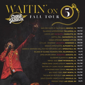 Chris Janson Adds First Los Angeles Headlining Show to Tour Image