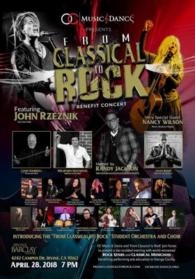 From Classical To Rock Benefit Concert to Feature Members from Goo Goo Dolls, Heart, Steelheart, & More, Hosted by Randy Jackson Image