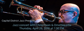 Chris Pasin to Play Ornettiquette Jazz Concert at Spring Street Gallery 