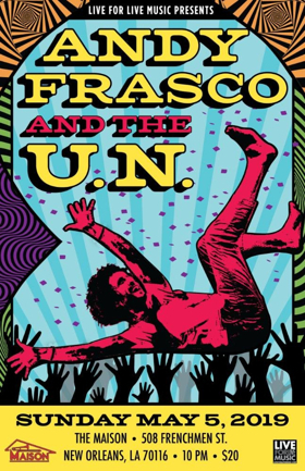 Andy Frasco & The U.N. Announce Frenchman Street Late Night Show During Jazz Fest  Image