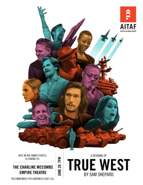 Arts In The Armed Forces To Perform TRUE WEST In Military City USA Image