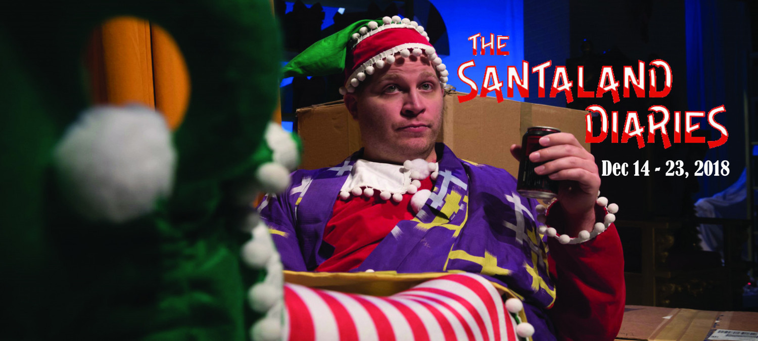 Review: Ready to Throttle Your Elf on the Shelf? Well,
Theatre in the Park's SANTALAND DIARIES May Be Just the Ticket 