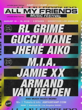 All My Friends Music Festival Announces Lineup Including Gucci Mane, RL Grime, M.I.A., & More Image