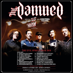 The Damned Announce Extra Koko London Show for 2018's Evil Spirit Tour 