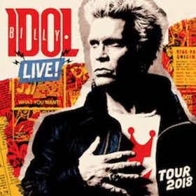 Billy Idol Returns to UK & Europe for Live! 2018 Summer Tour 
