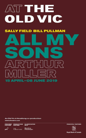 ALL MY SONS at the Old Vic Will Have National Theatre Live Broadcast, Plus Further Casting Announced! 