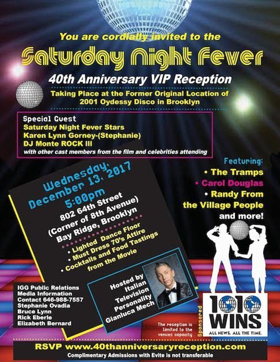 Fans to Celebrate 40th Anniversary of SATURDAY NIGHT FEVER in Brooklyn, Today 