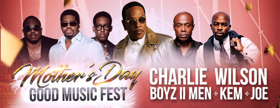 Charlie Wilson, Boyz II Men, & Kem and Joe Set For Mother's Day Good Music Fest At The Barclay's Center 