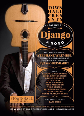 The Town Hall Presents DJANGO A GOGO on Saturday, May 5, 2018 