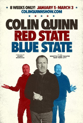 COLIN QUINN: RED STATE BLUE STATE to Play at The Minetta Lane Theatre  Image