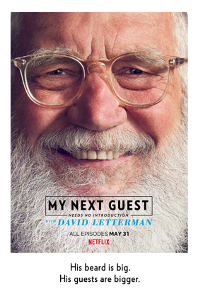 David Letterman's MY NEXT GUEST NEEDS NO INTRODUCTION Returns for Second Season May 31 Image