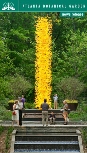 Chihuly Sculpture Lands Permanent Home In Garden 