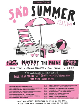 The Maine, Mayday Parade, State Champs, The Wonder Years to Headline Sad Summer Festival  Image