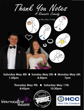 THANK YOU NOTES Premieres At Tampa Fringe Image