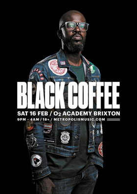 South African DJ Black Coffee Announces Headline Show at London's O2 Academy Brixton  Image