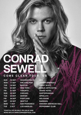 Australia's Conrad Sewell Announces US Tour  Image