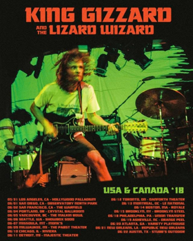 King Gizzard Announce North American Spring Tour 