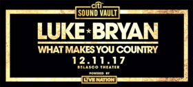 Citi Sound Vault Presents Luke Bryan at LA's Belasco Theater Tonight Streaming Live on Twitter  Image