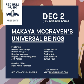 Red Bull Music Presents 'Makaya McCraven's Universal Beings' This December Image