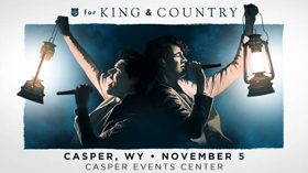 for KING & COUNTRY to Perform at Casper Events Center  Image