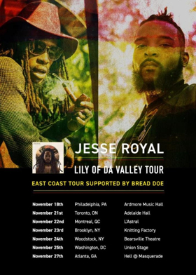 Bread Doe Joins Jesse Royal for Lily of Da Valley Tour  Image