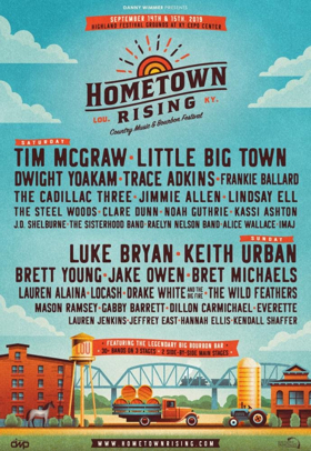 Hometown Rising Music Lineup Adds Trace Adkins, Dillon Carmichael and The Sisterhood Band  Image