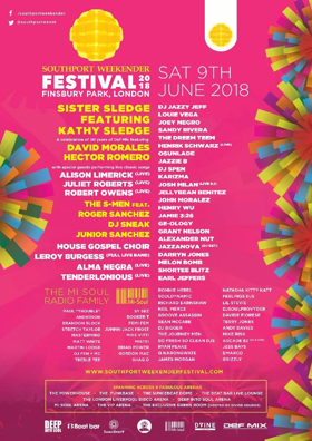 London's Southport Weekender Festival Confirms Sister Sledge Featuring Kathy Sledge, DJ Jazzy Jeff and More 