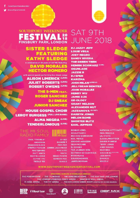 London's Southport Weekender Festival Confirms Sister Sledge Featuring Kathy Sledge, DJ Jazzy Jeff and More Image