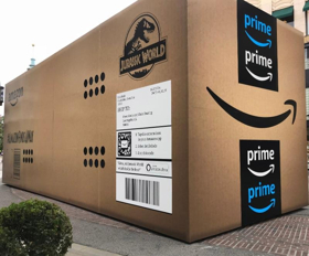 Amazon And Jurassic World: Fallen Kingdom Make The Largest 'Delivery' In Amazon's History At The Grove Image
