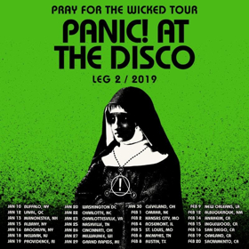 Panic! At The Disco Announce Second Leg Of Pray For The Wicked Tour Including International Dates 