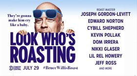 Edward Norton, Cybill Shepard, Kevin Pollak, Dom Irrera, Nikki Glaser, & More Join the Comedy Central Roast of Bruce Willis  Image