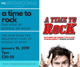 Shine Theatre Arts Project Presents The Kids of Broadway's SCHOOL OF ROCK 