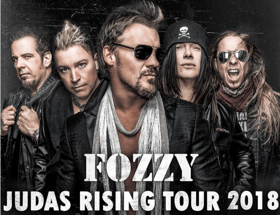 FOZZY Prepares for Upcoming 'JUDAS RISING TOUR' Image