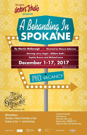 Review: St. Louis Actors' Studio Presents Profane and Peculiar A BEHANDING IN SPOKANE Image