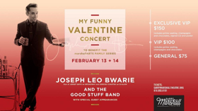 Siriusly Sinatra Favorite Joseph Leo Bwarie Performs MY FUNNY VALENTINE Concert 