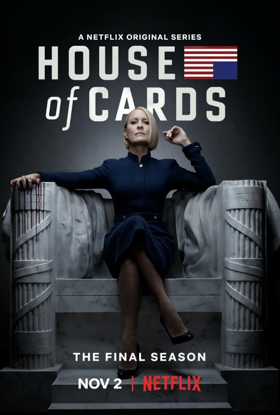 Final Season of HOUSE OF CARDS Returns to Netflix on November 2 