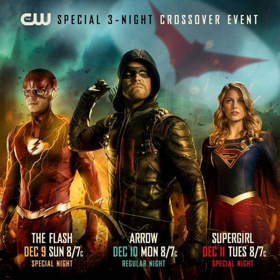 The CW Reveals Dates for Crossover Event with THE FLASH, ARROW, and SUPERGIRL 