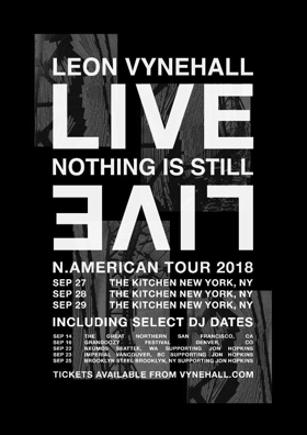 Leon Vynehall Announces US Live Debut with 3 Nights at NYC's Iconic The Kitchen, Other DJ Dates as well 