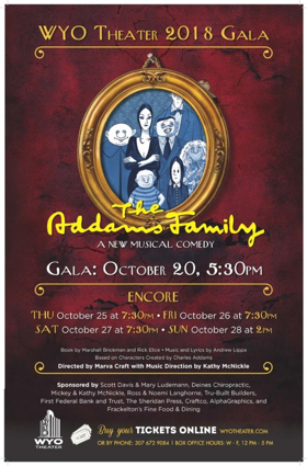 WYO Theater Presents THE ADDAMS FAMILY 
