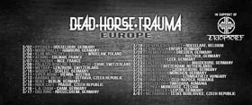 DEAD HORSE TRAUMA Announces European Tour with Ektomorf 