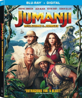 JUMANJI: WELCOME TO THE JUNGLE Available on DVD + Blu-Ray March 20 