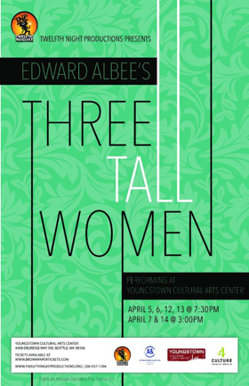 Twelfth Night Productions Presents Edward Albee's THREE TALL WOMEN Image