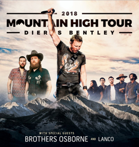 Dierks Bentley To Play The Hollywood Bowl with Brothers Osborne and LANCO 