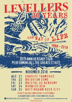 Levellers Announce 30th Anniversary 'One Way Of Life' Tour 