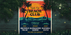 Firefly Music Festival Releases North Hub Beach Club Lineup Image