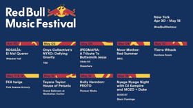 FKA twigs, Tierra Whack, Rosalia to Perform at Red Bull Music Festival New York  Image