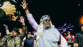 Ice Cube and George Clinton Perform THAT NEW FUNKADELIC at Jammcard's JammJam Image