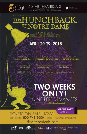 5-Star Theatricals Announces THE HUNCHBACK OF NOTRE DAME Image